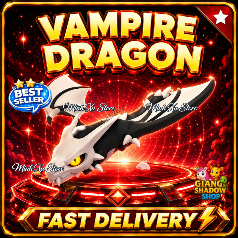 🦇 Vampire Dragon Adopt Pet | NFR / FR / Normal | Fast Delivery