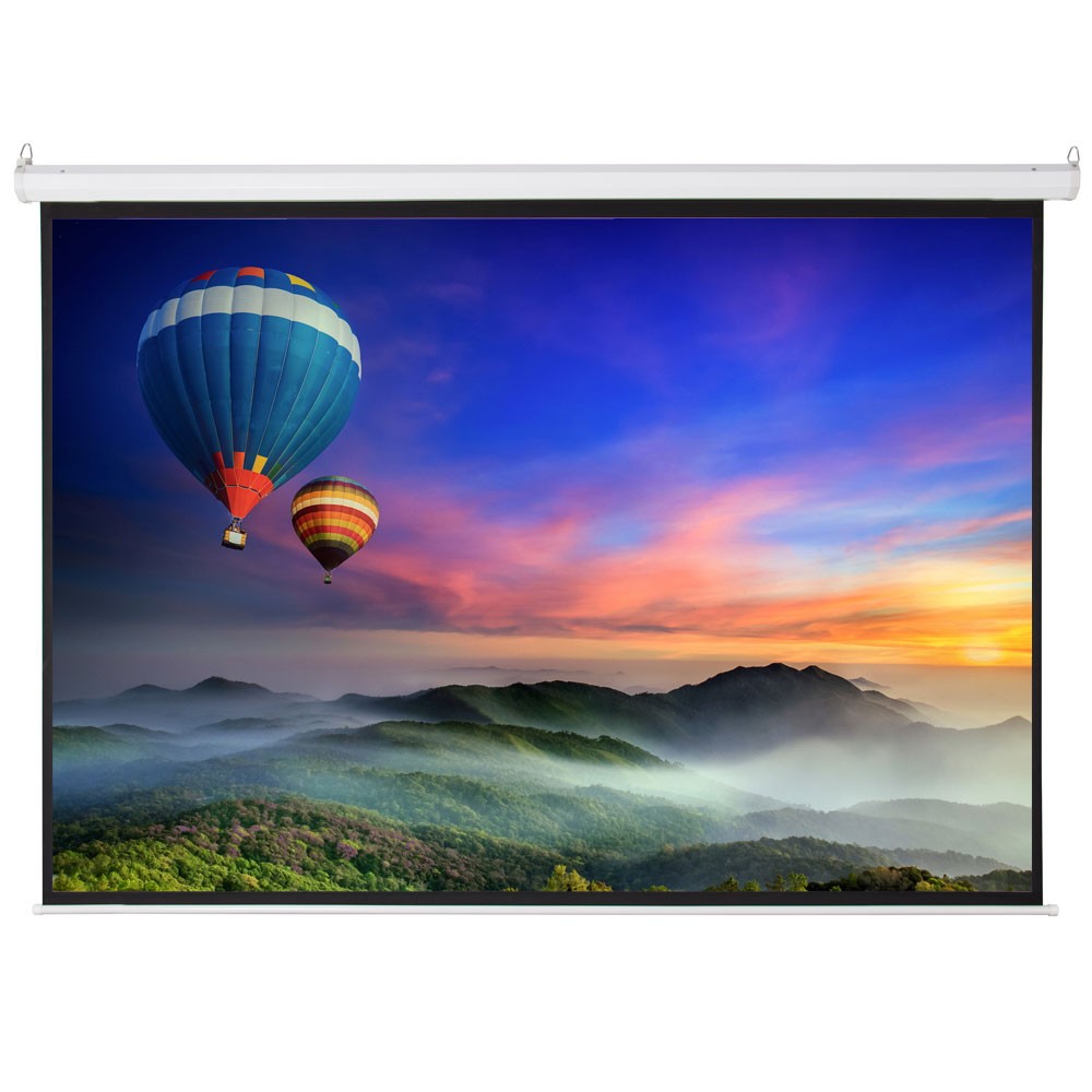 100" 4:3 Electric Projection Screen 80X60 Automatic Remote Control
