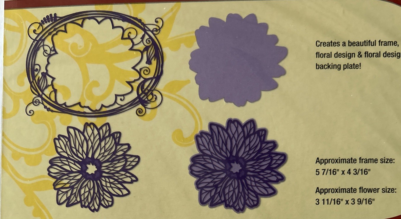 DELICATE DAHLIA 2 Piece Die Set By Scrapbooking Made Simple