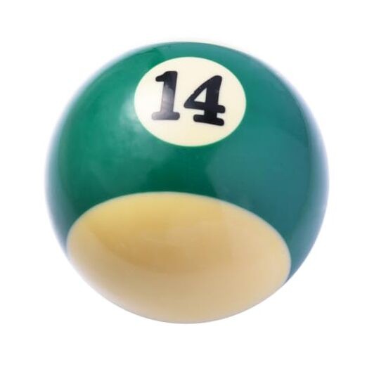 Billiard Ball Shifter Knob Gear Stick Shifter Knob Marbling Pool Ball Green 14