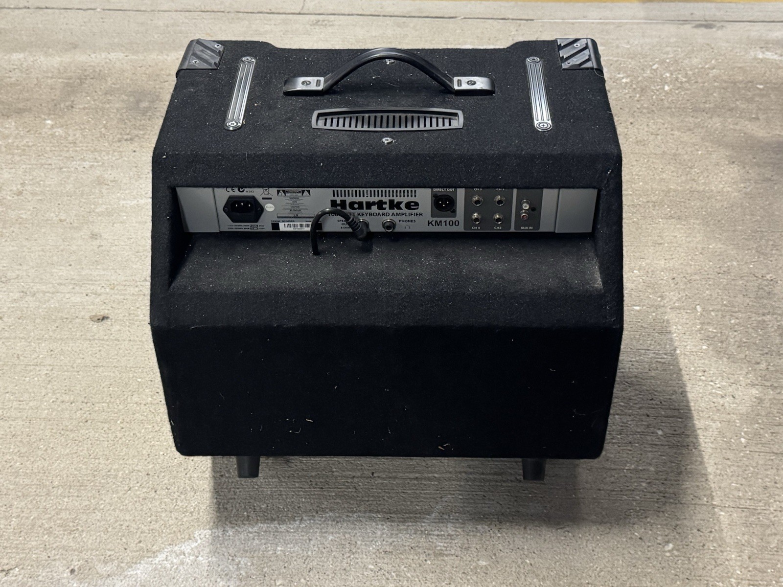 Hartke KM100 100W Combo Amplifier Solid State 4-Channel Keyboard 1 Speaker