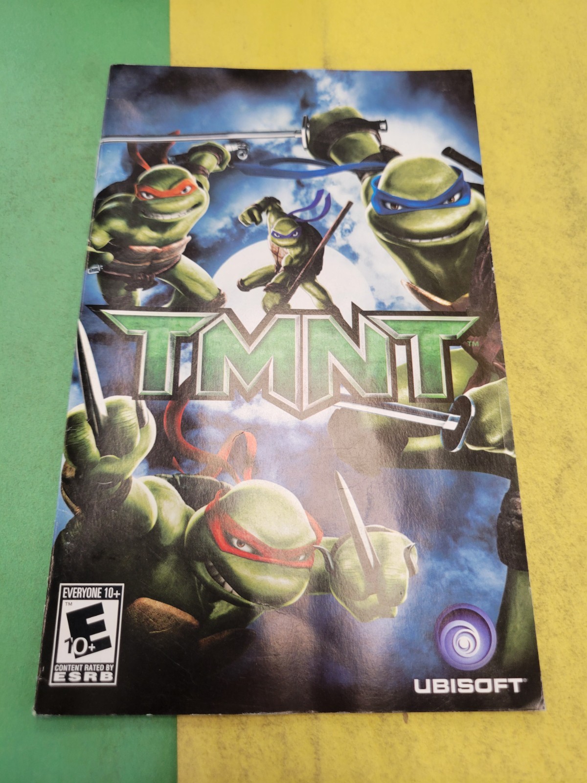 Tmnt ps2 Manual Only