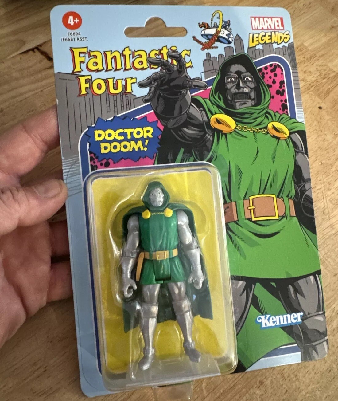 Doctor Doom Super Hero Marvel Comic Legend Toy Dr. Figure Kenner Hasbro Decor