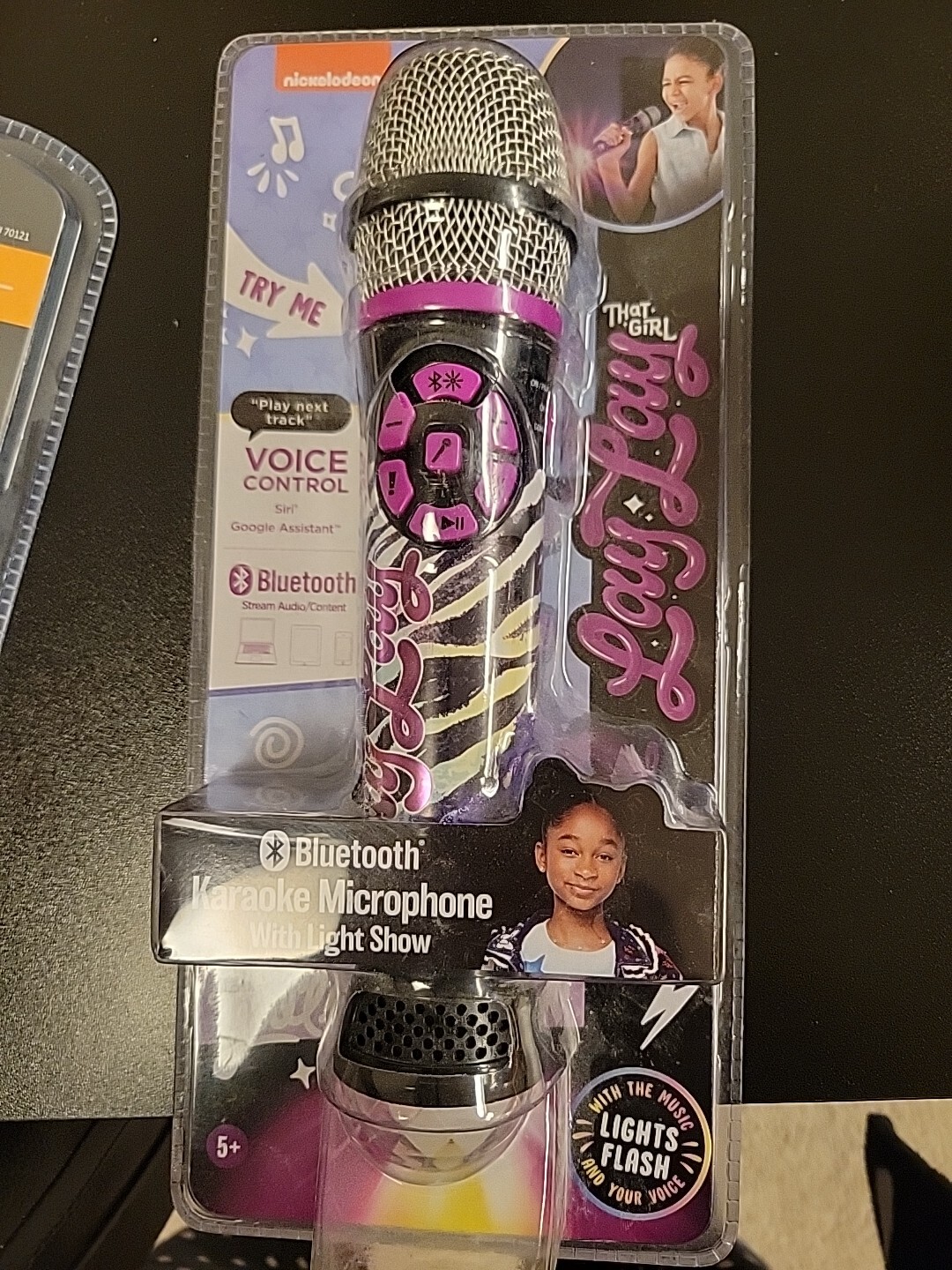 Nickelodeon That Girl Lay Lay Bluetooth Karaoke Microphone With Light Show NEW