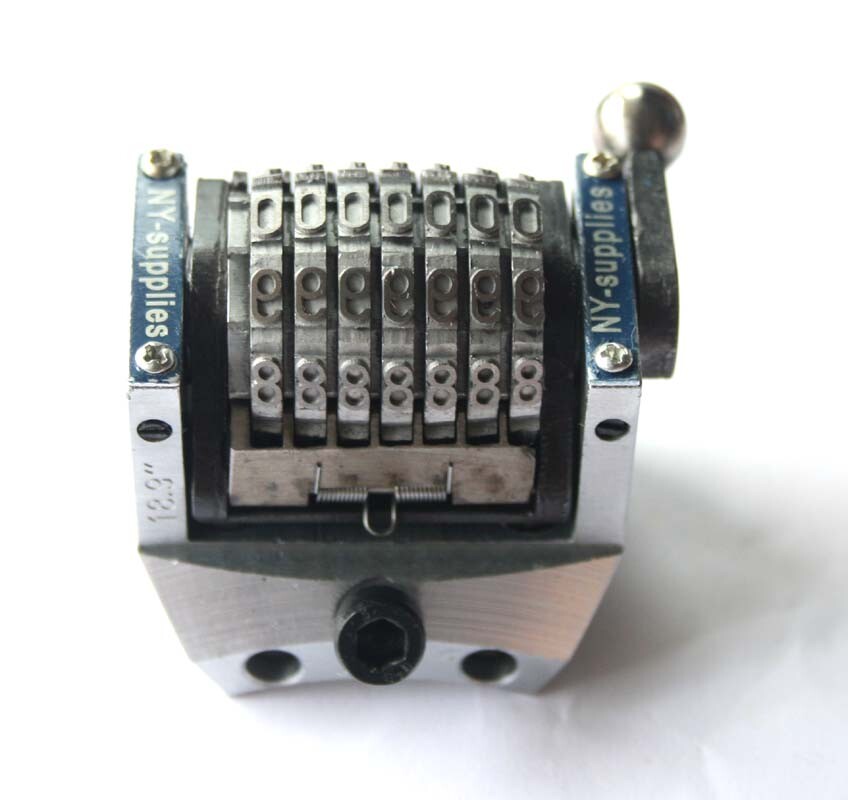 Convex Numbering Machine for AB Dick Printing Press, Mona Attachment, Forwards