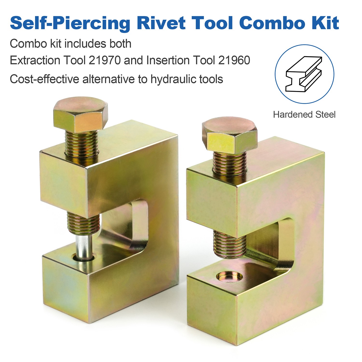 Self-Piercing Rivet Tool Combo Kit-Includes 21960 & 21970 for SPR Insertion