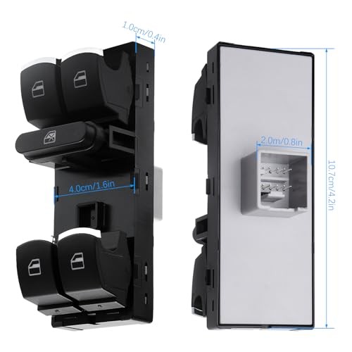Power Window Master Control Switch Front Driver Side | Compatible with 2005