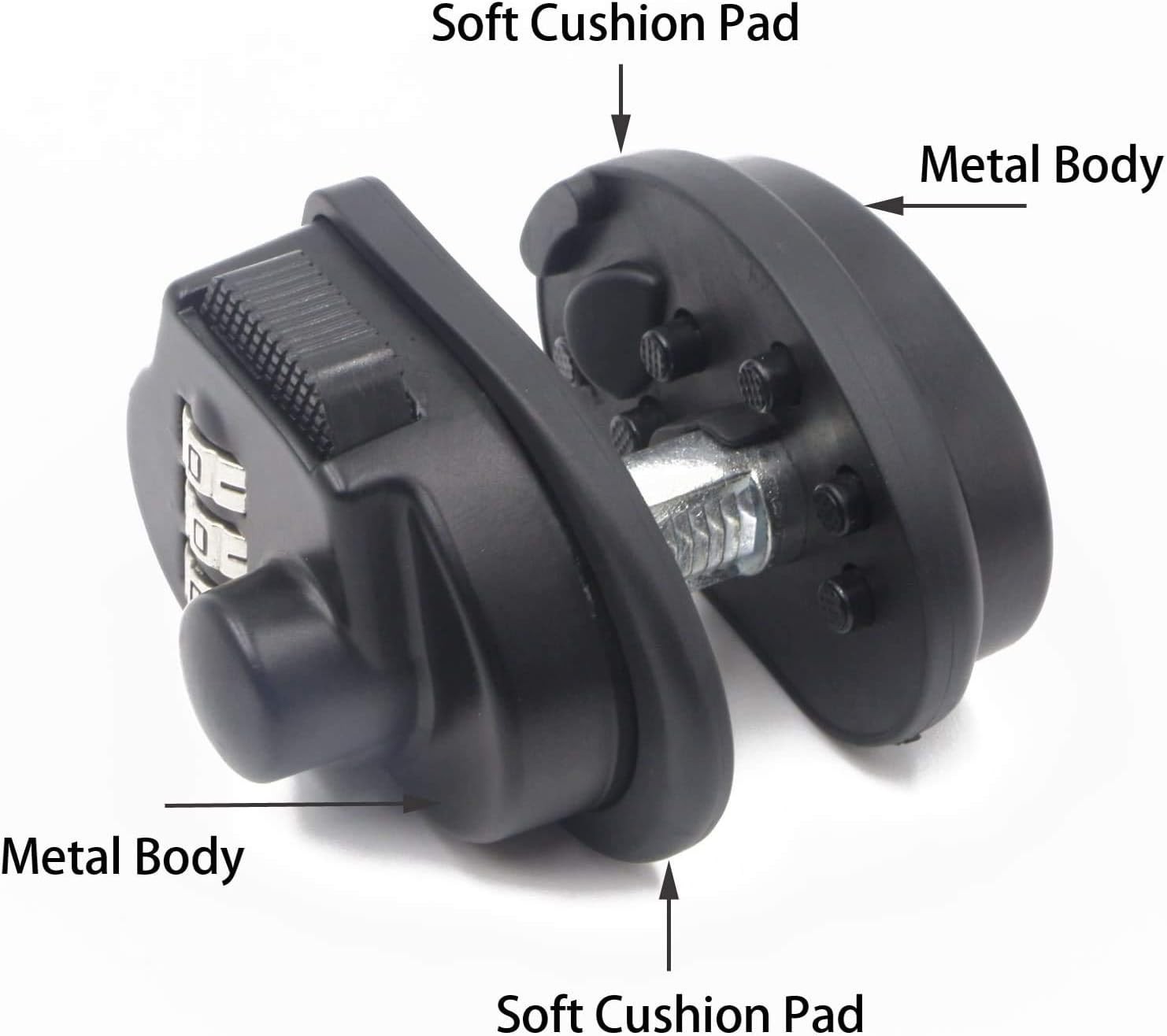 Secure Your Firearms: 3-Digit Combination Gun Trigger Lock with Custom Code