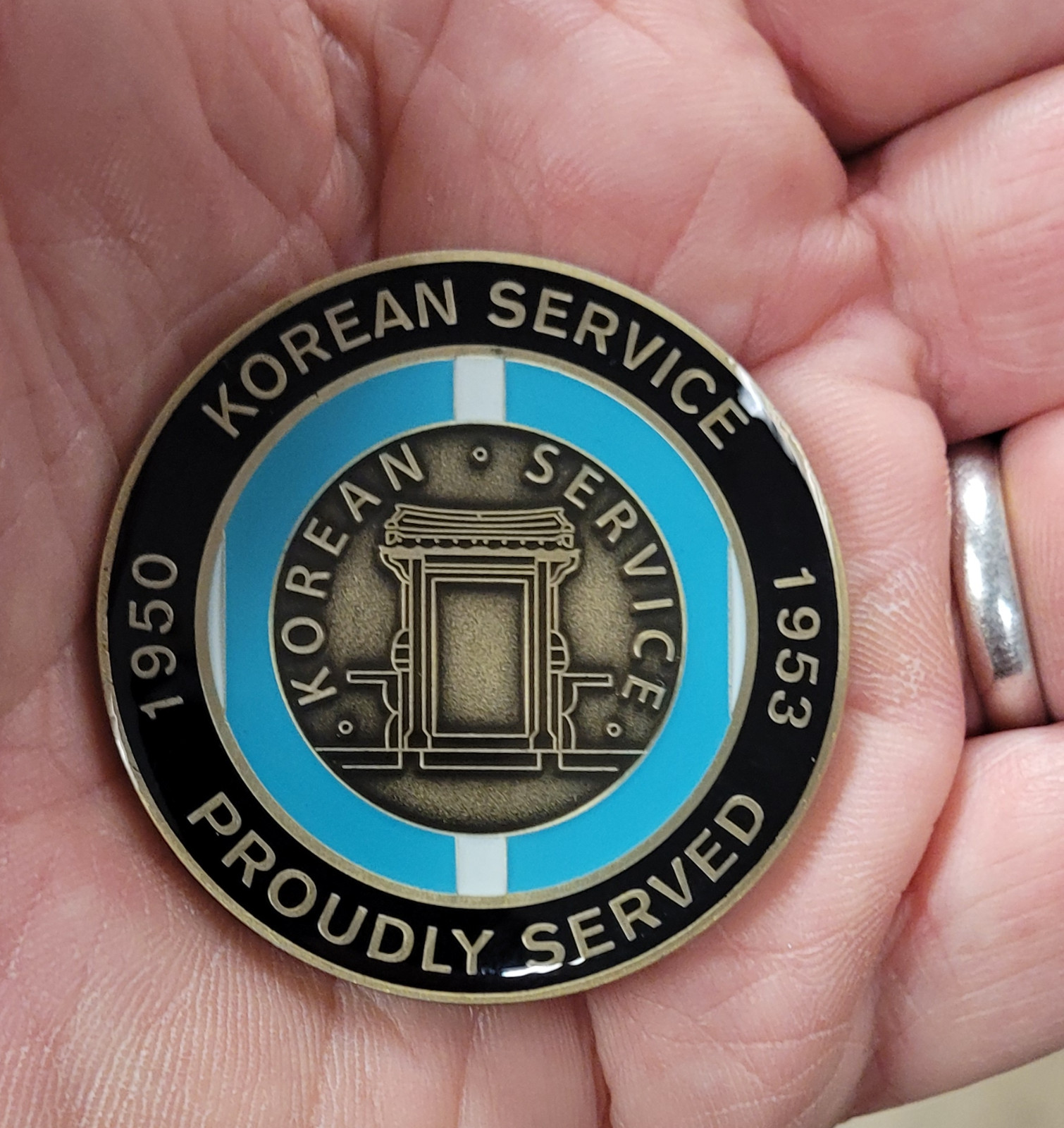 25th Infantry Division Korean Service Challenge Coin Officially Licensed