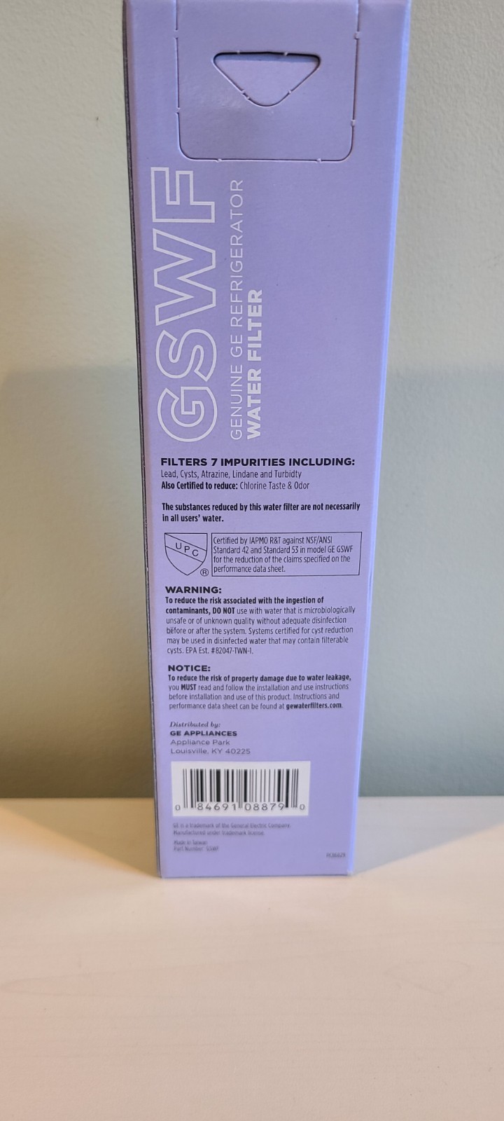 GE GSWF Refrigerator Water Filter ( New Sealed)