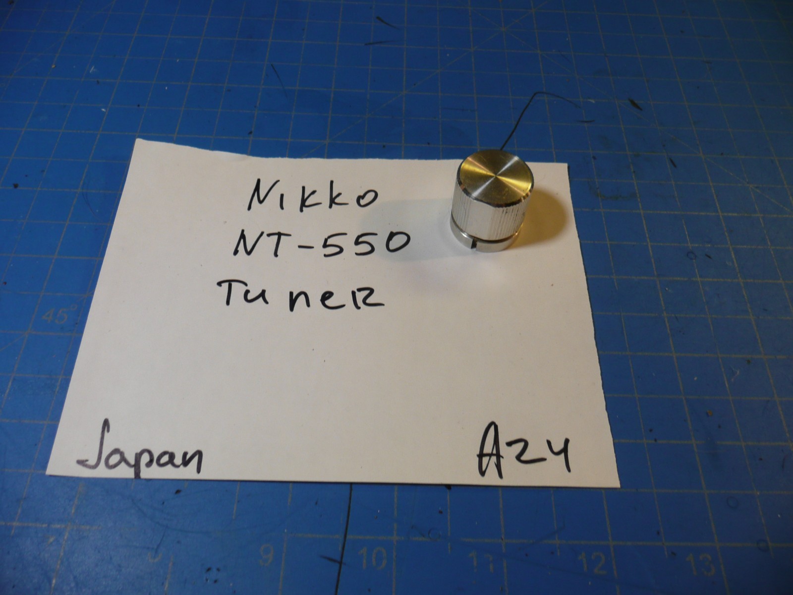 Nikko NT-550 Tuner Replacement Parts Power On/Off Knob