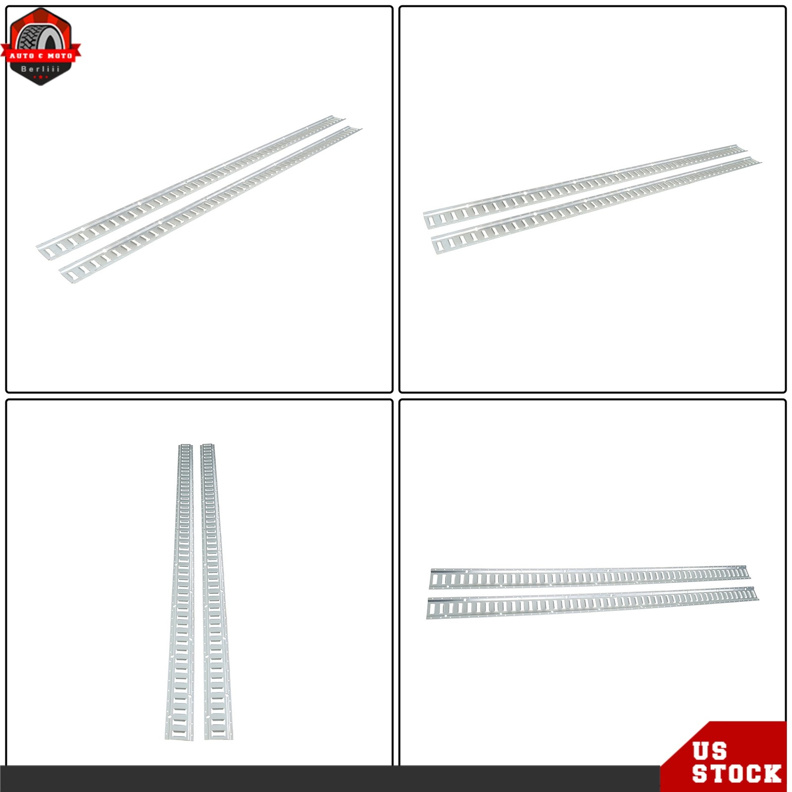 32 Piece 8' E Track Tie-Down Trailer Kit Fits Universal High Quality Galvanized
