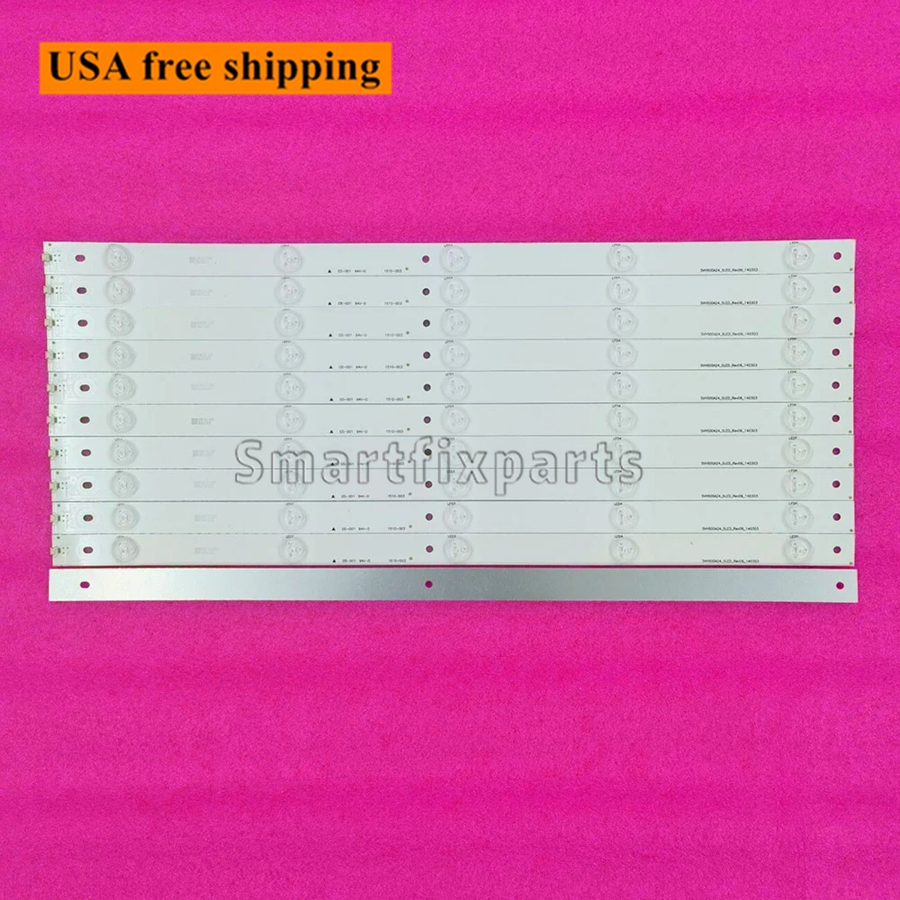 11PCS LED strips For Hisense 50H5GB 50H5C 50H4C 50H4CA SVH500A24 HD500DF-B53