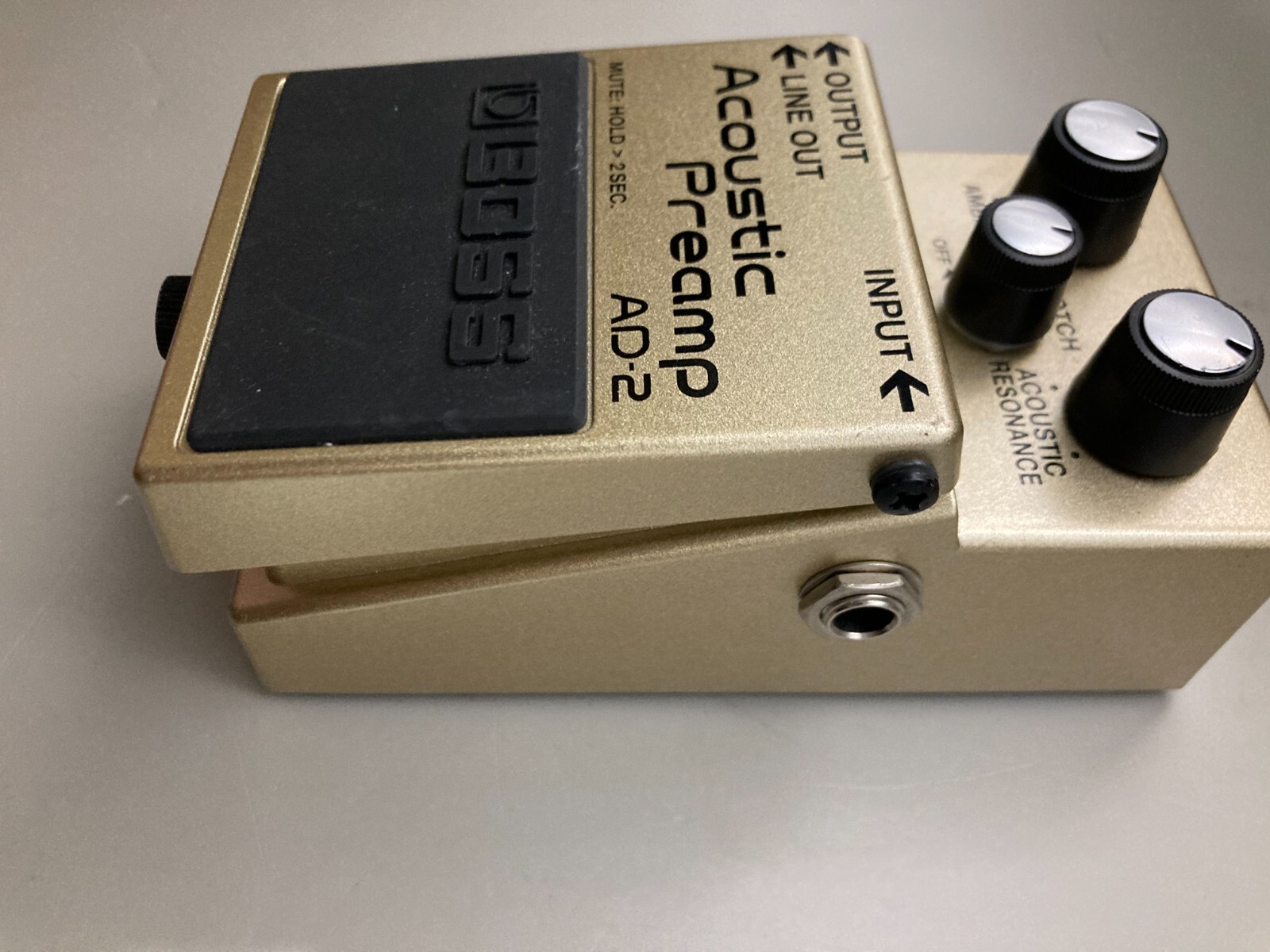 Boss AD-2 Acoustic Preamp Guitar Effects Pedal Tested Working