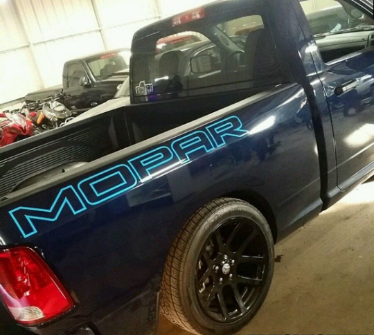 Mopar Bed Side Decals - Your color choice : Fits Dodge Ram
