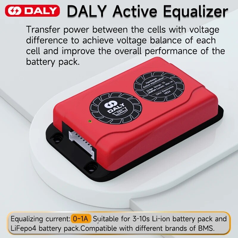 DALY Smart BMS 1A Active Balancer Equalizer 4S-16S Li-ion LiFePO4 w/Bluetooth