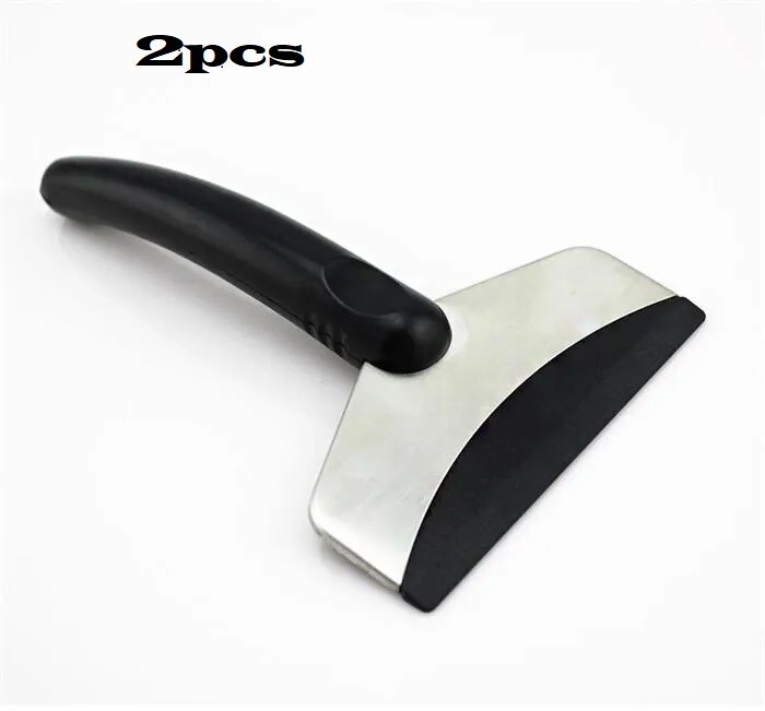 Stainless Steel Snow Shovel Scraper - Versatile Car Deicing Tool 2pcs