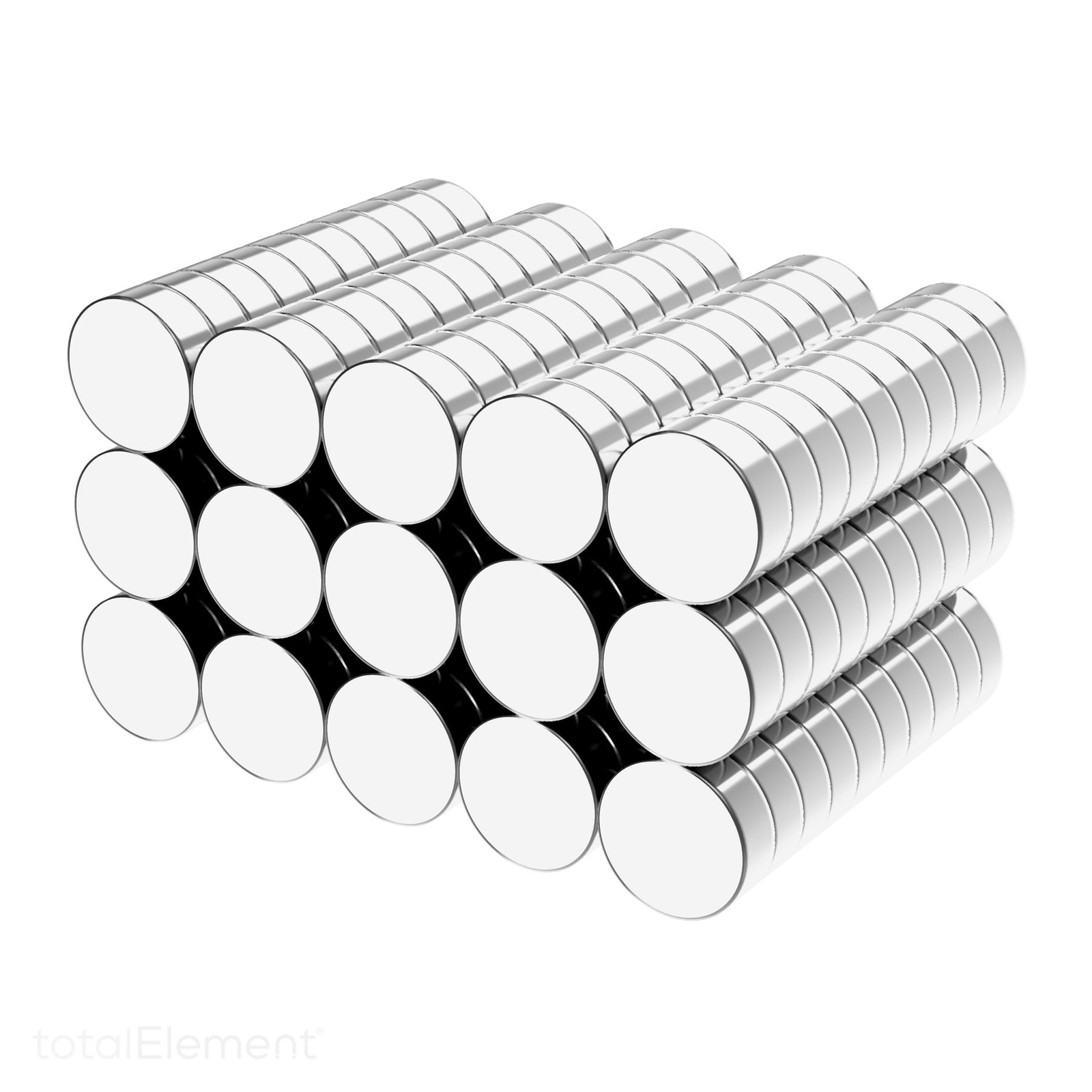 6 x 2 mm Neodymium Rare Earth Permanent Disc Magnets N42 (150 Pack)