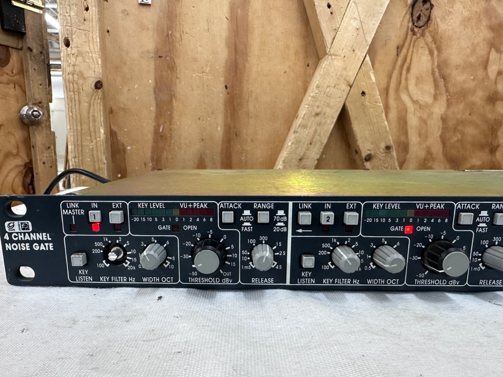 BSS DPR504 #1, Tested - Channel 4 is Not Working, Missing Knob on Ch. 1 - READ