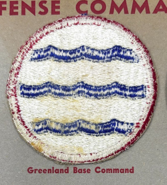 Kay Adams Collection WW 2 US Army Greenland Base Command Patch Inv# KA254