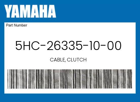 Yamaha Genuine Cable, Clutch - 5Hc-26335-10-00