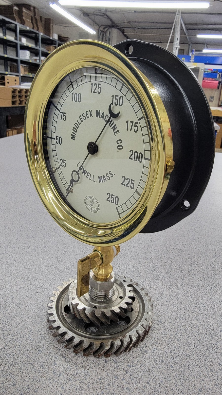 Antique Steam Pressure Gauge