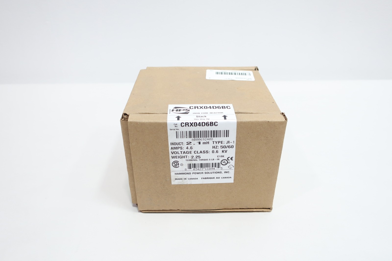 Hps CRX04D6BC Iron Core Reactor 2.1mh 0.6kv-ac