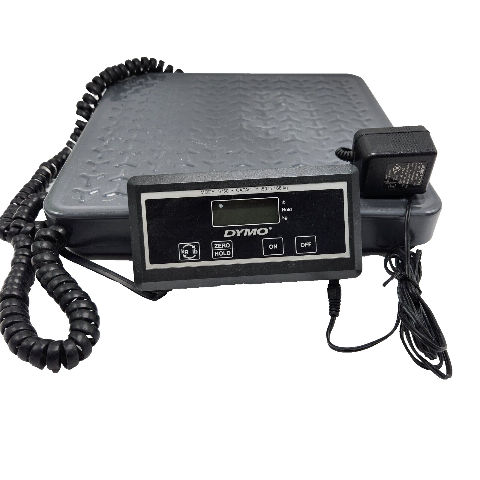 Shipping Scale Dymo S150 Digital Postage 150 lb Capacity Parcel Weight w Adapter