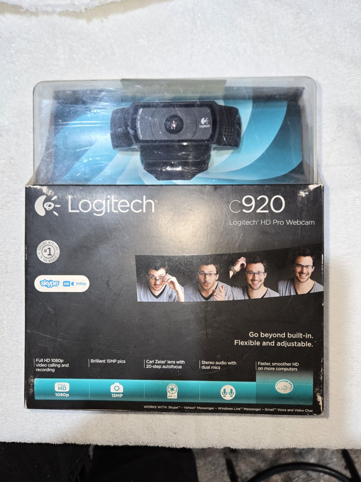 NEW Logitech C920s Pro HD Webcam 1080p Full HD, 30fps