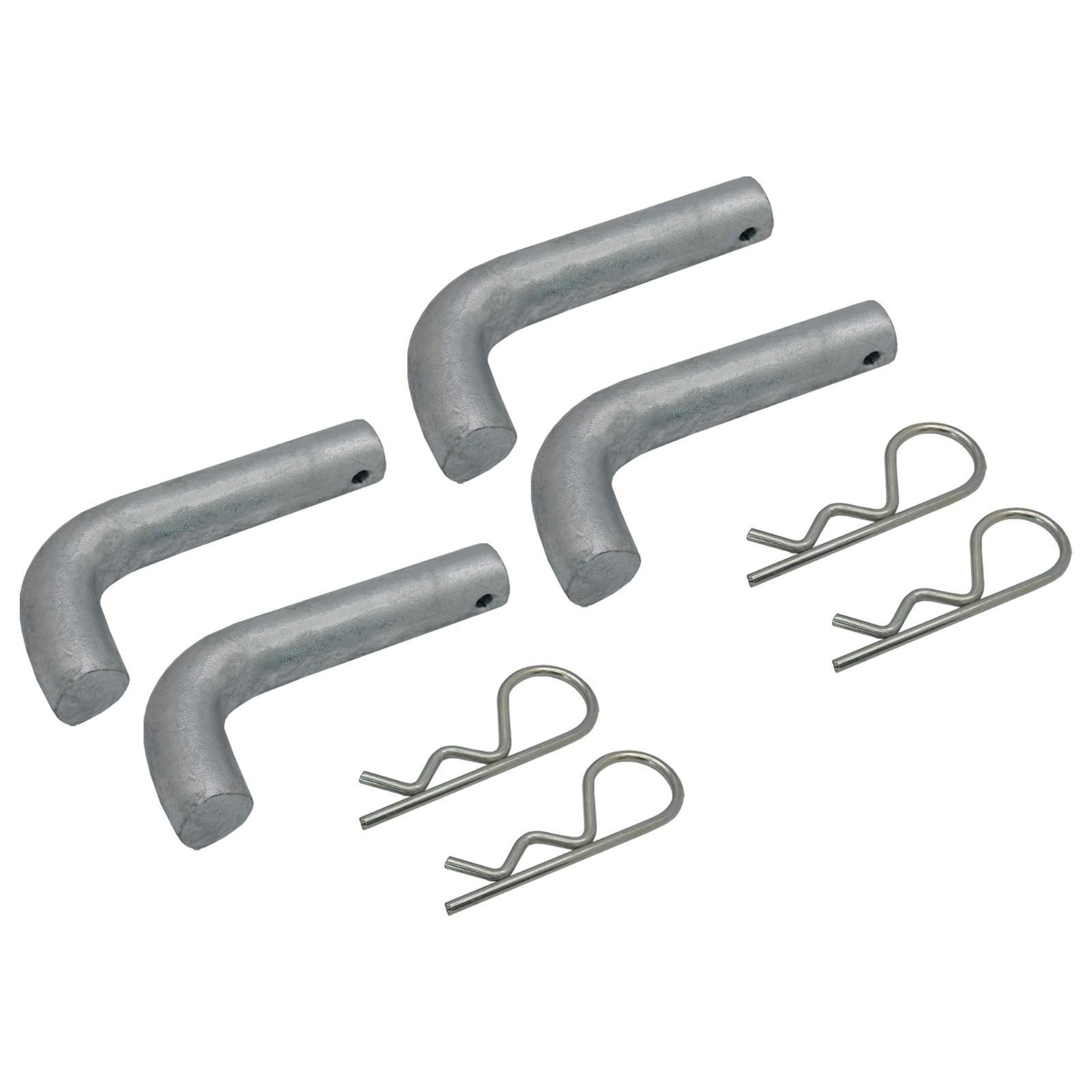 Floating Dock Hinge Connector Pin 3-1/4" x 3/4" Heavy-Duty Galvanized Steel (4)