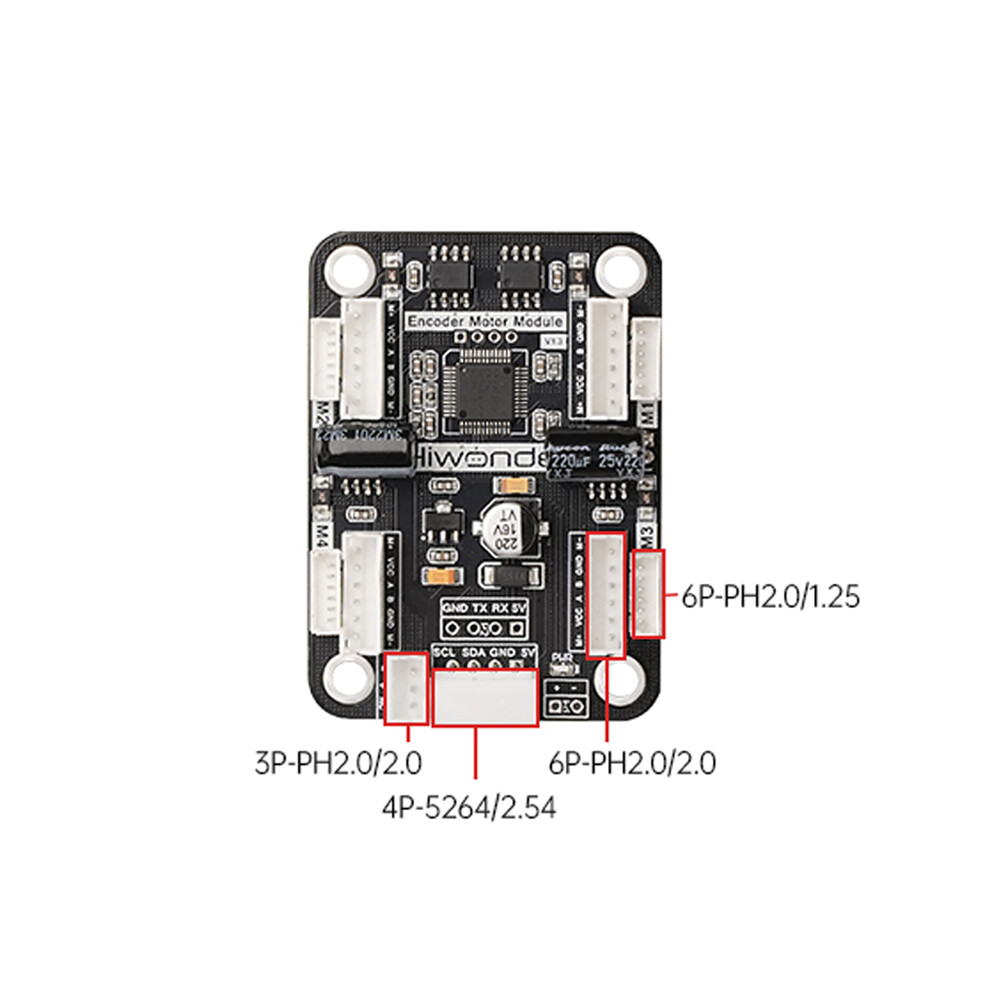Encoder Motor Drive Module Onboard Voltage Regulator Circuit Control Electric/