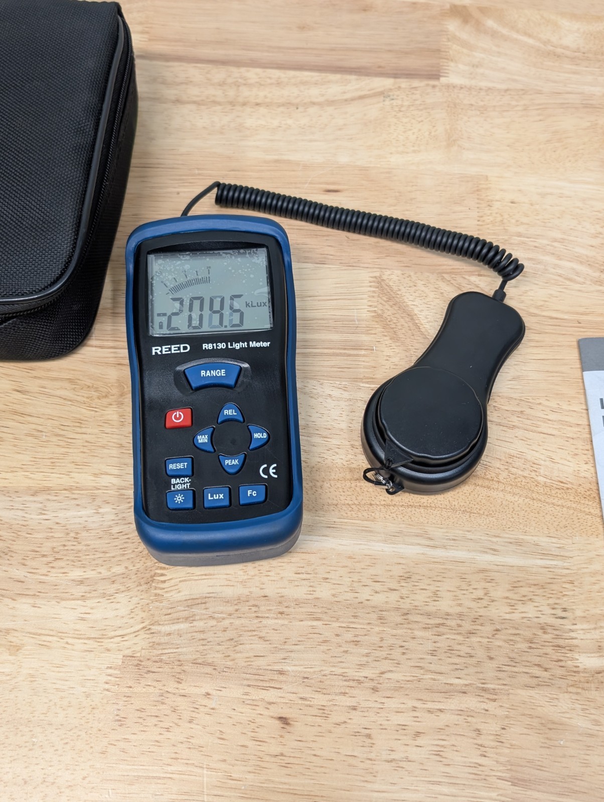 Reed Instruments R8130 Lightmeter, +/-5%Light Acc", Fullsize