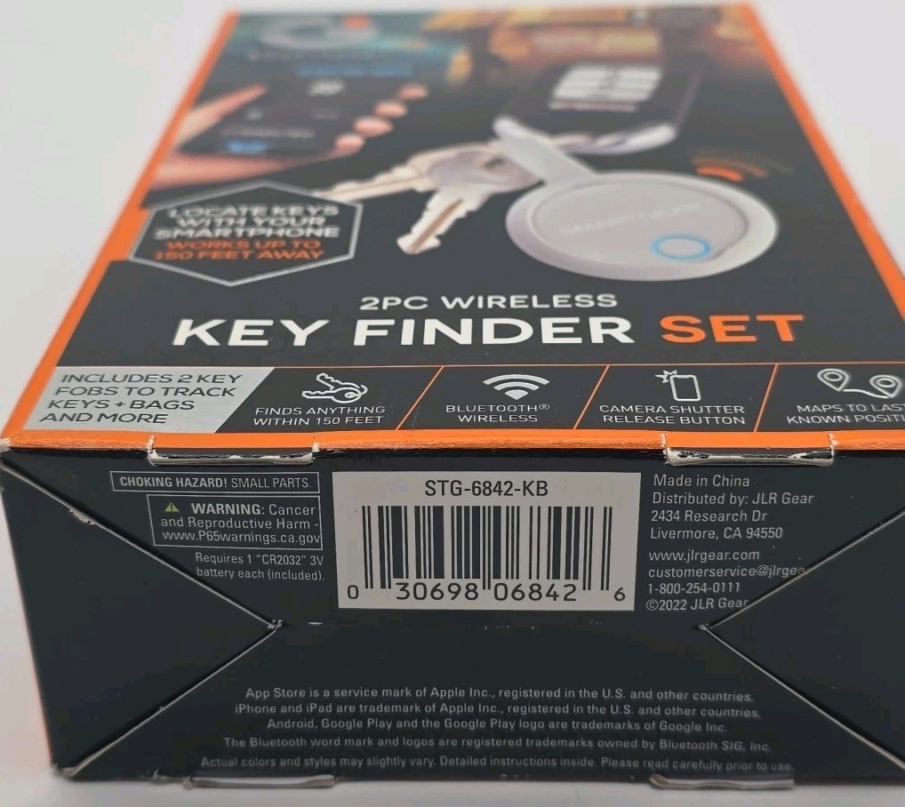 Key Finder Set Smartgear Wireless 2 Pack New