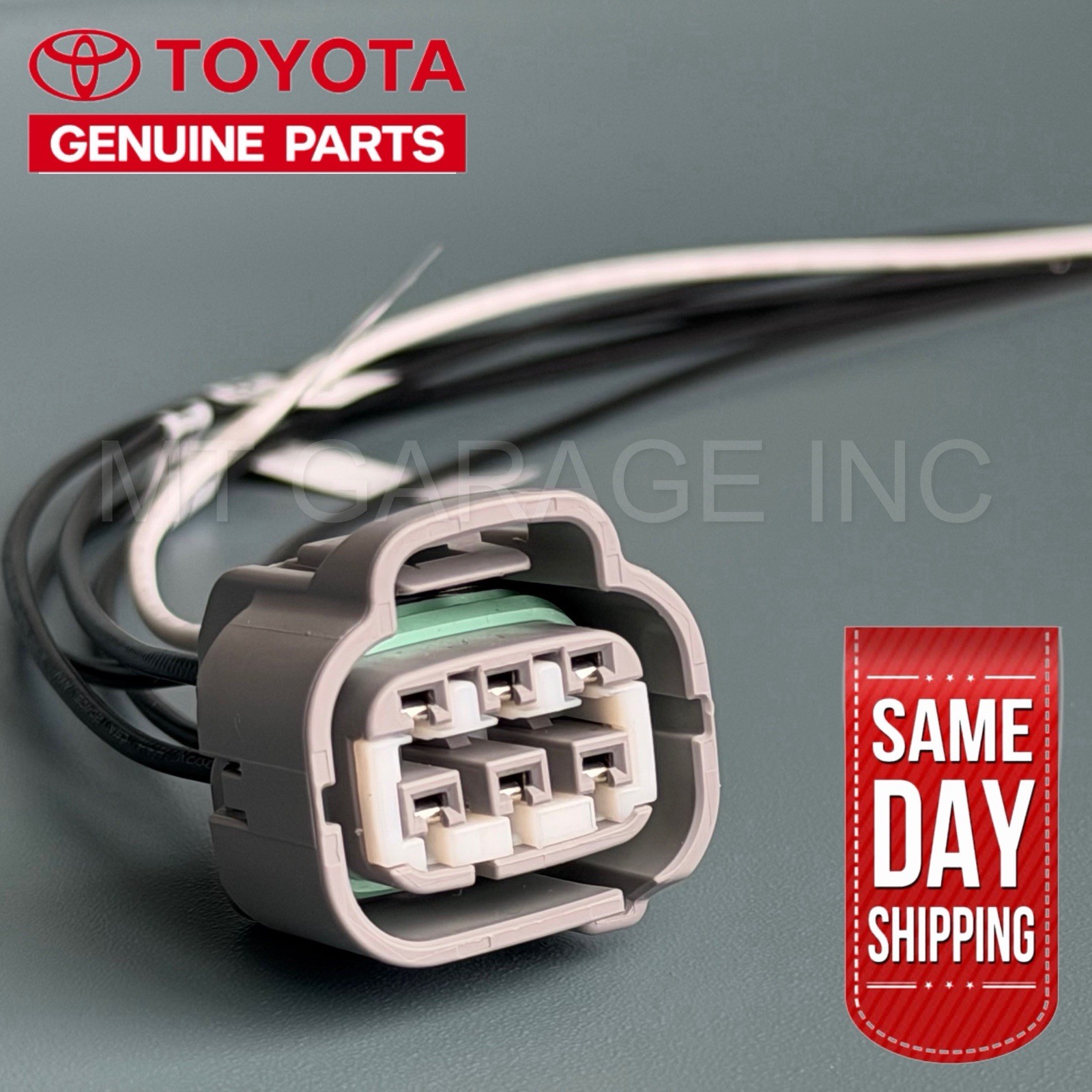 FITS: 00 - 06 TOYOTA TUNDRA 6 PIN TAIL LIGHT CONNECTOR PIGTAIL PLUG OEM NEW