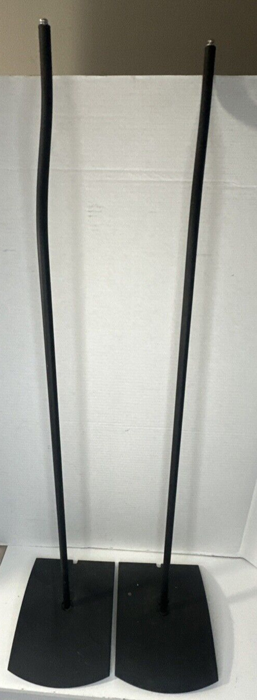 PAIR of Bose Cinemate AV 3-2-1 321 Series I II III  Speaker Stand Blk FOR REPAIR