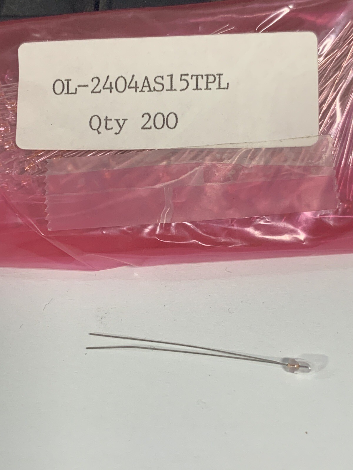 1 PACK OF  200PCS OSHINO OL-2404 AS15 TPL  5v 20mA  Subminiature Bulbs  DEAL$$$