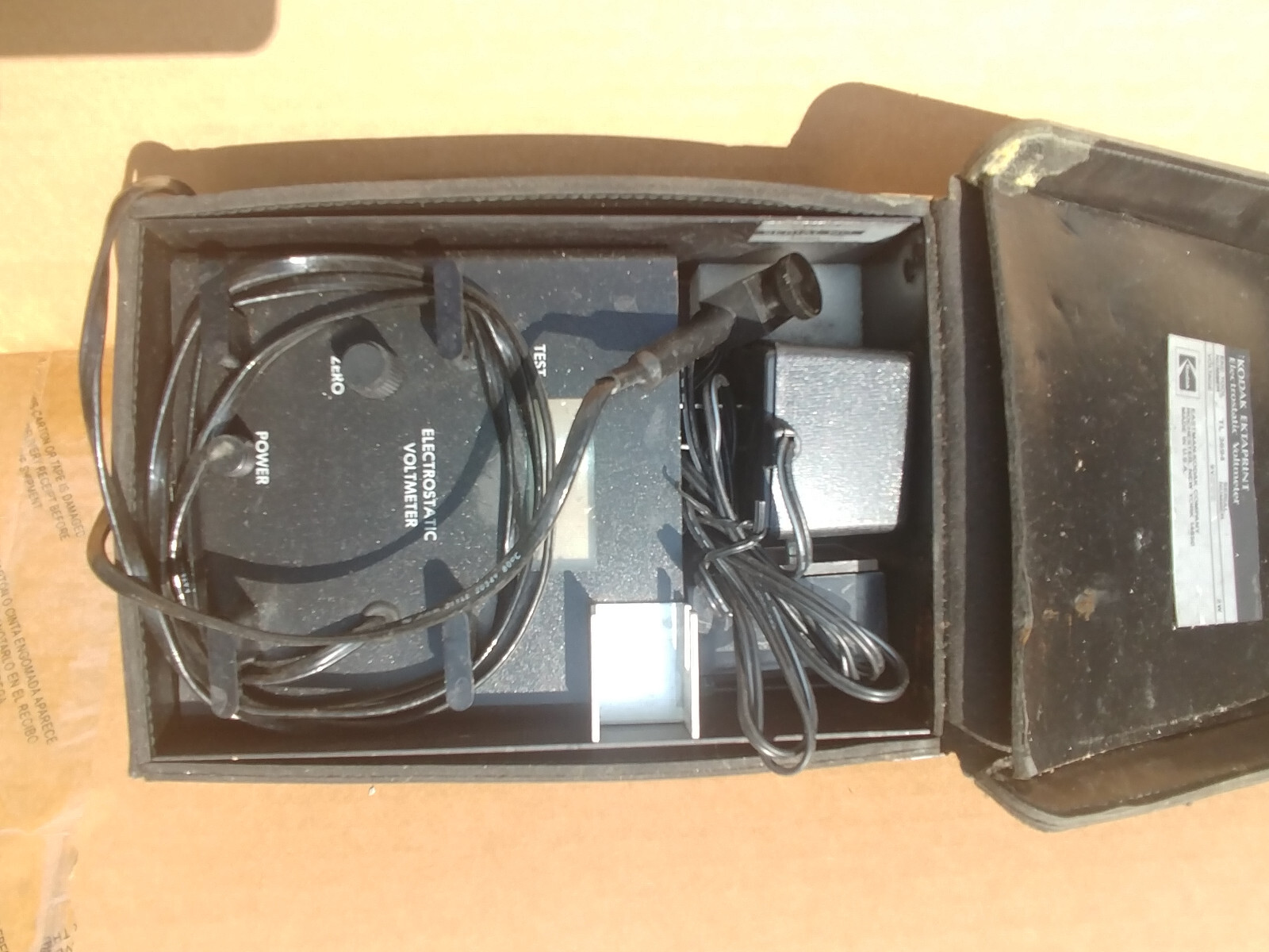 KODAK EKTAPRINT ELECTROSTATIC VOLTMETER TL 3694 as pictured