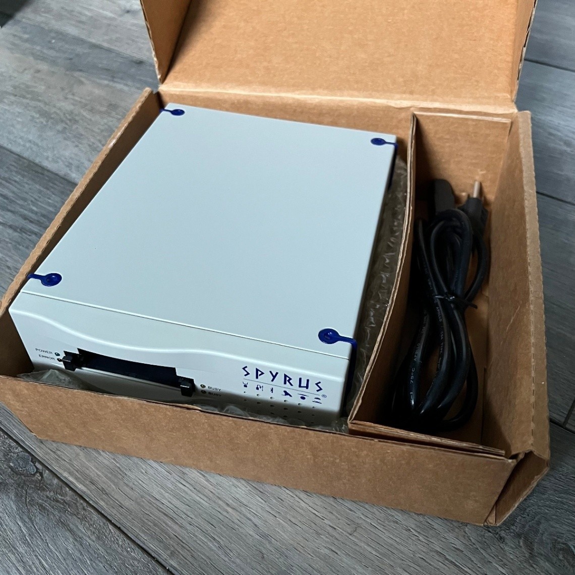 SPYRUS RD-300 External SCSI CompactFlash Card Reader w/ Power Adapter NEW NOS