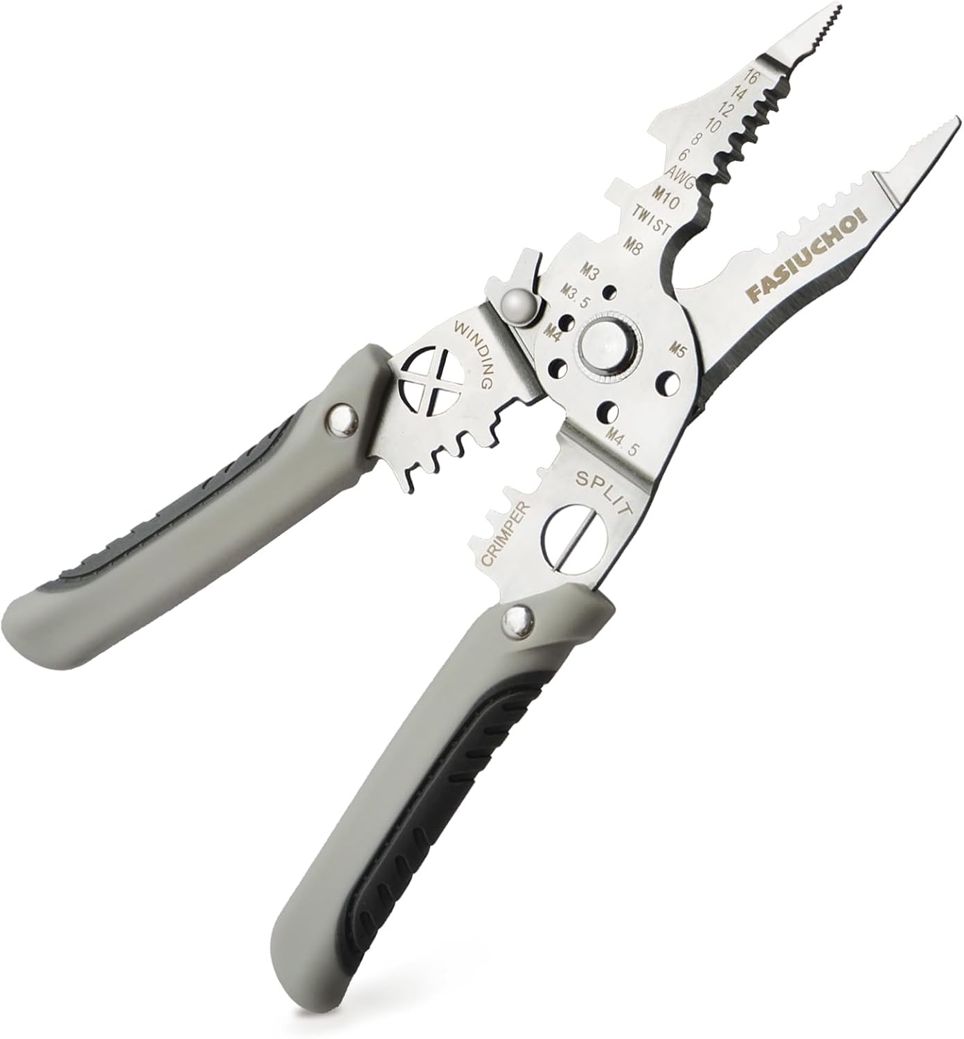 Multi-function Wire Stripper Tool Electrical, 9-in-1 Wire Cutter & Wire Crimping