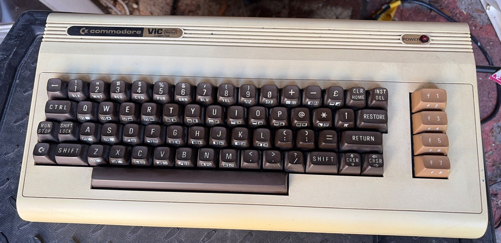 Commodore VIC 20 Computer - Untested No Power Supply. Parts And Repair Only