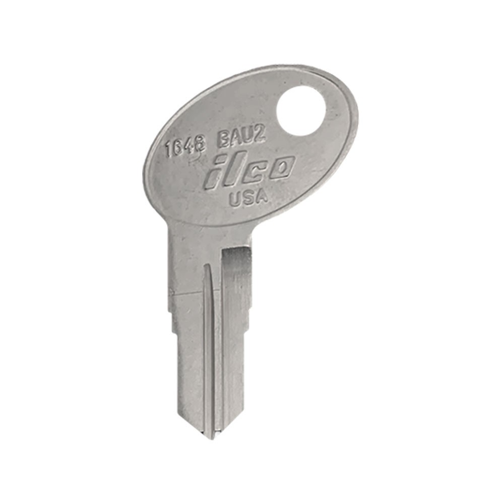 BAU2, 1648  Key Blank  Nickel