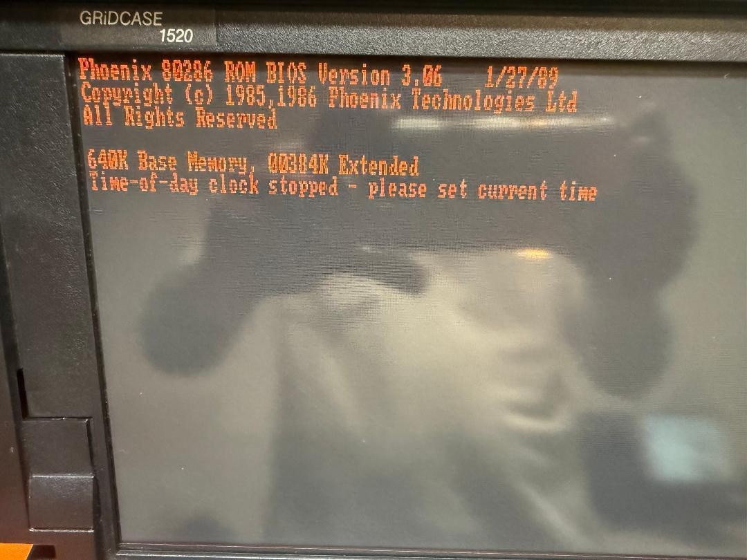 Vintage Grid Systems Gridcase 1520 286 Laptop Computer Fully Working • Floppy