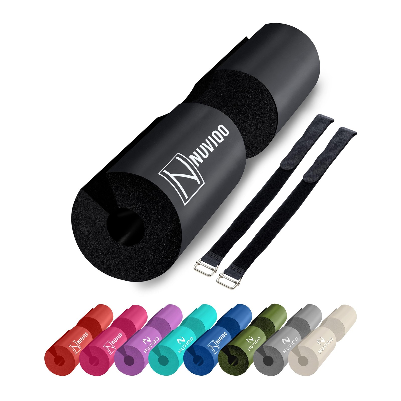 Barbell Pad Squat Pad for Lunges and Squats - Hip Thrust Pad for Standard and Ol