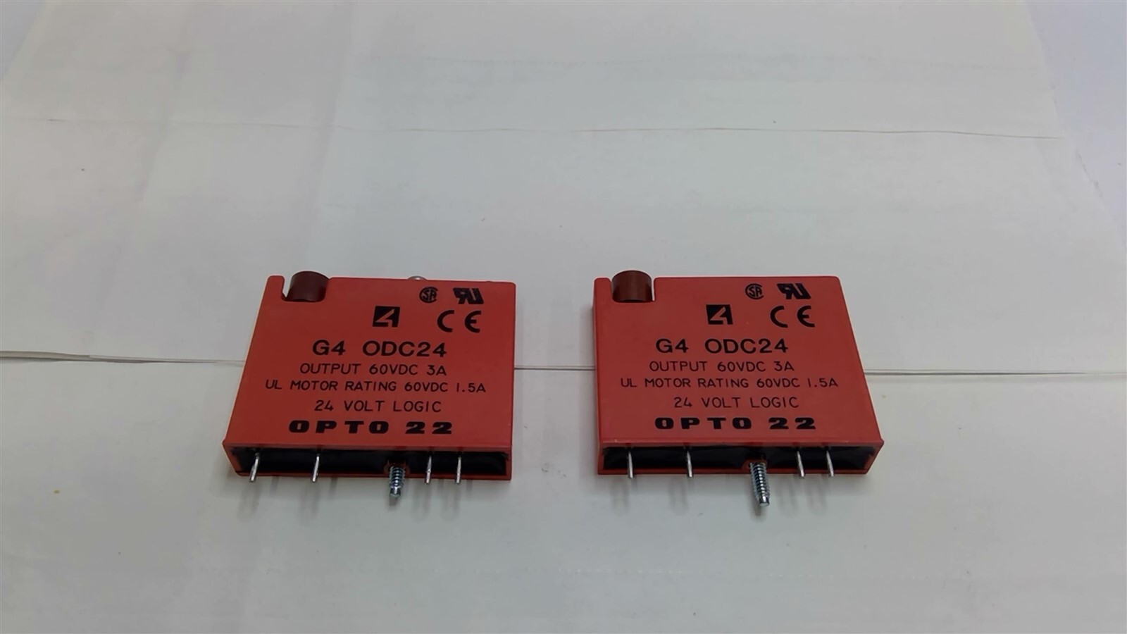 Opto 22 G4ODC24 60 VDC 3 Amp Logic Relay Lot Of 2