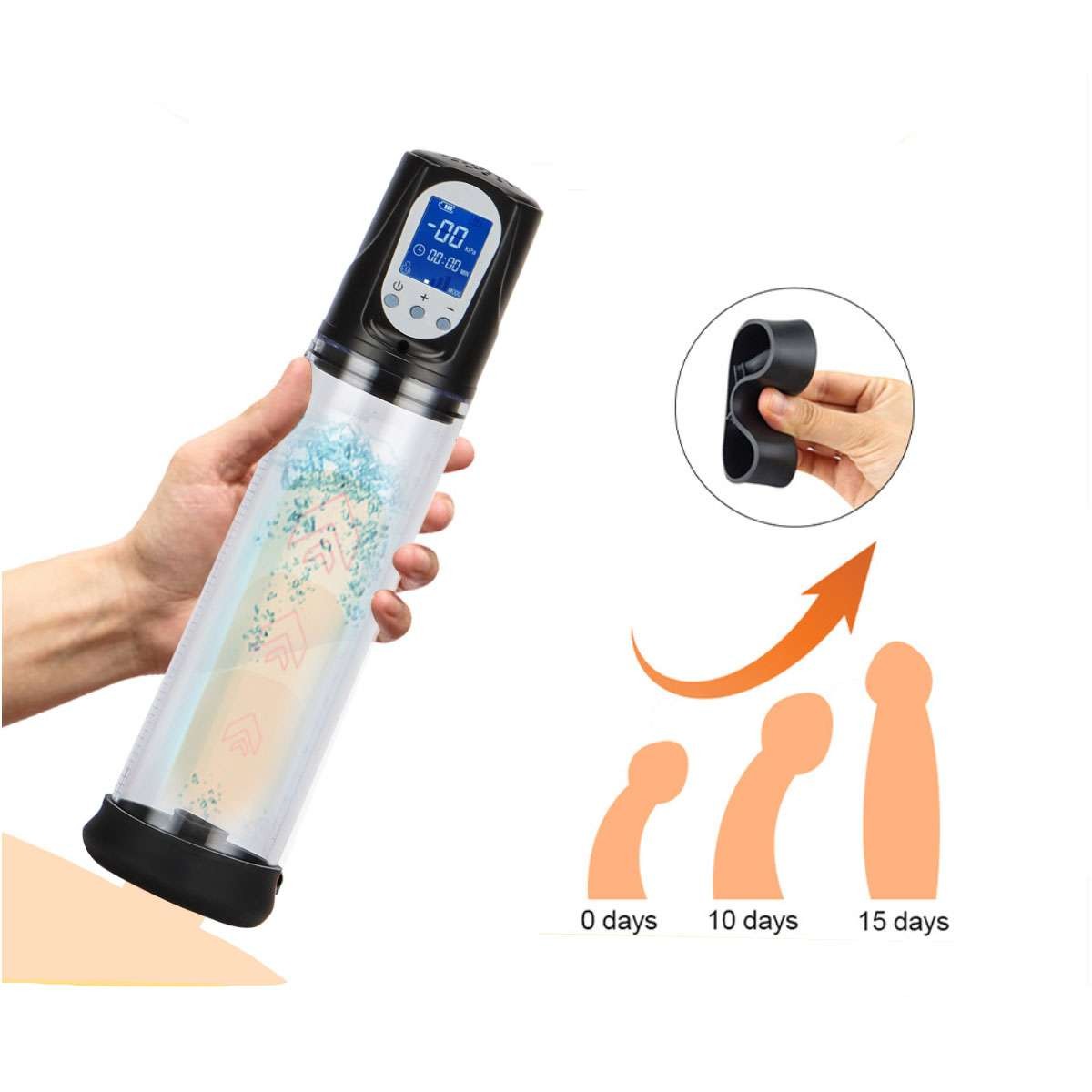 Vacuum Electric Penis Pump for Men Male Rechargeable Penis Enlarger ED Treatment