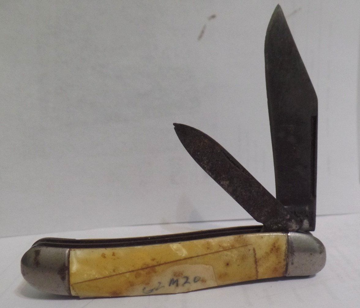 Man A War, U.S.A. 3" Jack Knife, 2  Blade-AS IS- GOOD-L@@K