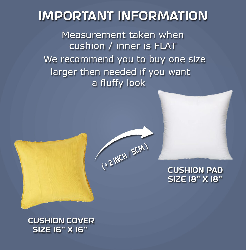 Pack of 6 Extra Deep Filed All Sizes Cushion Pads Inserts Fillers Scatters
