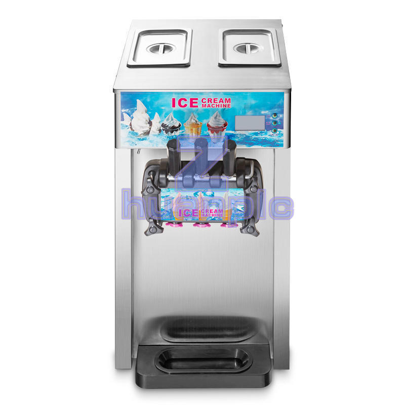 3 Flavor Commercial Frozen Ice Cream Cones Machine Soft Ice Cream Machine 220V