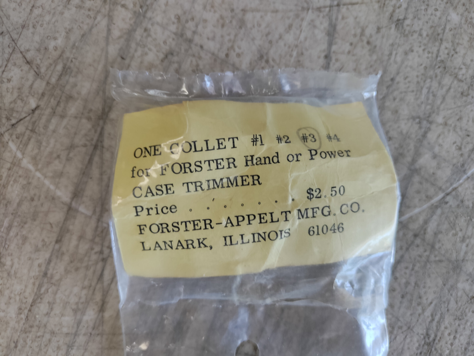FORSTER COLLET #7 FOR FORSTER HAND OR POWER CASE TRIMMER
