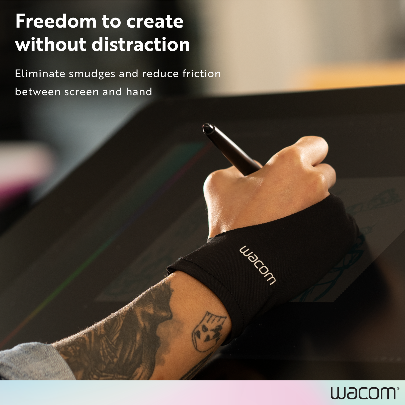 Wacom Drawing Glove (3 pack), New